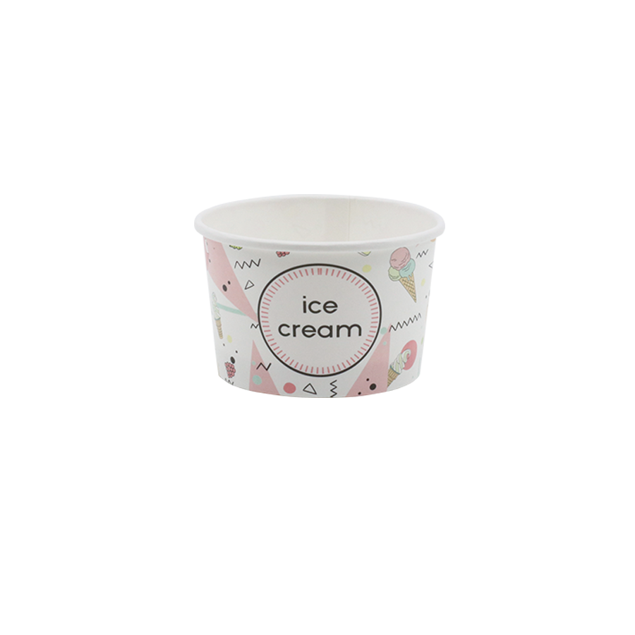 MISKA PAP. NADRUK 160 ML (2812) ICE CREAM